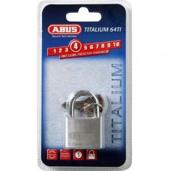 ABUS TITALIUM 64TI/35 B/SB Aluminio-candado