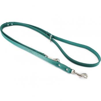 Correa ajustable Heim con costuras decorativas, color turquesa - 220 cm de largo, 16 mm de ancho
