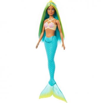 Barbie Muñeca Sirena Cola Verde