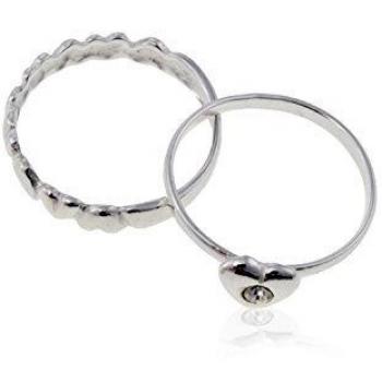 Cristian Lay Set de Anillos X2 54591 Plata de Ley 925 milésimas 10