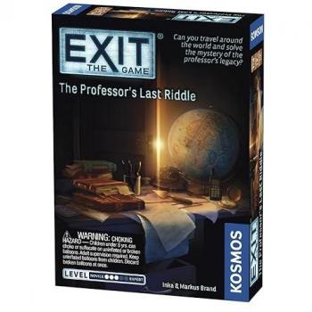 Exit: The Professor's Last Riddle - Unique Escape Room Game - Level: 3/5 - For 1-4 Players - Puzzle Solving Strategy Board Game for Adults & Kids, Ages 12+ - Thames & Kosmos