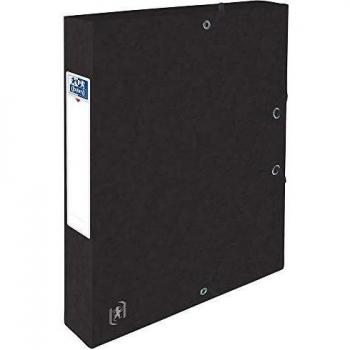 Caja de clasificación Oxford Top File+ A4 40mm negra
