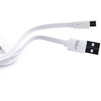 TELLUR TLL155001 Cable MicroUSB 100cm, Blanco