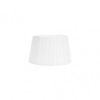 Pantalla Laura E27 Blanca 20dx15dx12h Conica Abierta