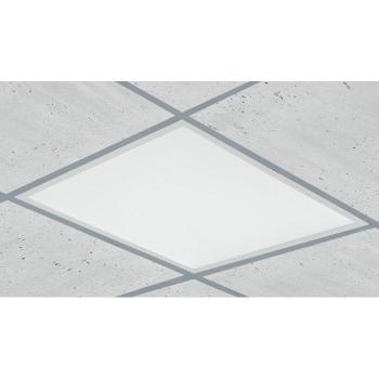 Panel LED 600x600mm 4000lm 6000K con difusor acrílico blanco y diseño de aluminio