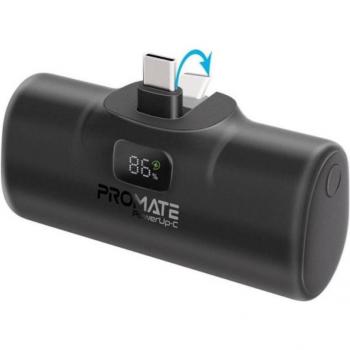 Promate PowerUp-C Mini Powerbank USB-C 5000mAh - Negro