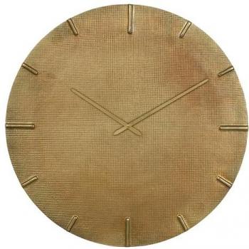Reloj de Pared 74 x 74 cm Taupé Aluminio