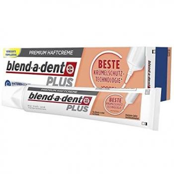 Crema Adhesiva Blend-a-Dent Plus Premium con Tecnología Antimigas (40g)