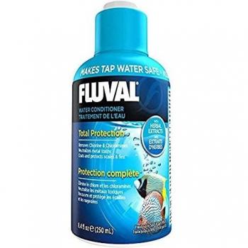 Acondicionador de agua para acuario Fluval Aquaplus, 250 ml - ref. A8343