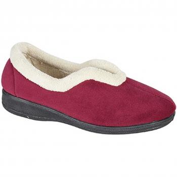 Sleepers Womens Olivia V Throat Memory Foam Slippers