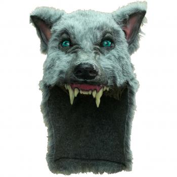 Máscara de lobo gris adulto - Única