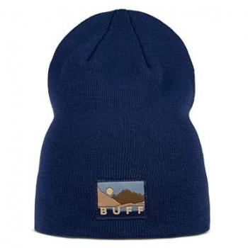 Gorro Buff Lilon Long azul marino, tejido de punto, diseño unisex, color azul marino