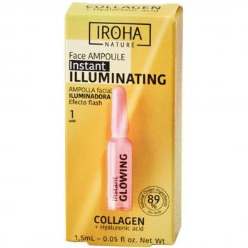 Iroha Nature Ampolla Flash Iluminadora con Colágeno y Ácido Hialurónico 1.5ml