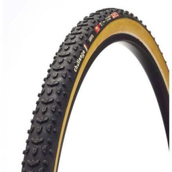Challenge Grifo Handmade TLR CX Tyre - 700 x 33 Black / Tan