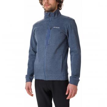 Columbia Panorama Forro Polar con Cremallera Completa, Hombre, Azul