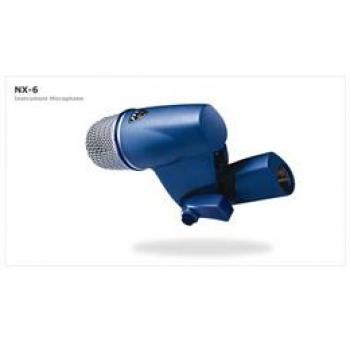 JTS NX-6 Cardioid Dynamic Instrument Microphone, 60Hz-16kHz