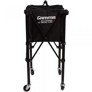 Gamma Sports - Cesta para viaje y entrenamiento de tenis, exclusivo equipamiento deportivo para transportar pelotas de tenis, diseño portátil, accesorio ideal para entrenamiento - BEZT00, EZ Travel Cart - Holds 150