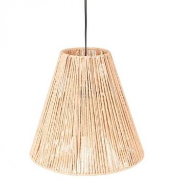 Lámpara de techo de suspensión Etnik en cuerda Ø30x27cm
