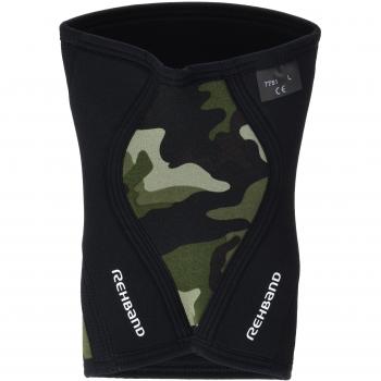 Rehband Kniebandage Neopren 5 mm - Rodillera de voleibol, Camuflaje, L