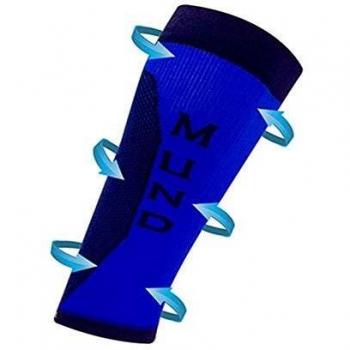 Mund Socks - Long Distance Calf, Color Azul,Negro, Talla 43.5-47.5 cm
