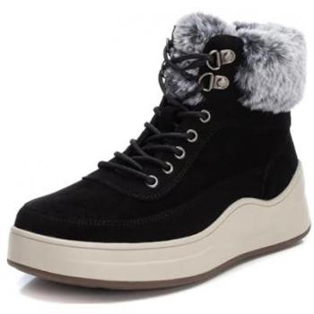 Zapatilla de Mujer Refresh 172120 Negro con Cierre de Cremallera, Doble Suela y Cordones, Talla 38