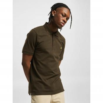 Lyle & Scott Men's Plain Organic Cotton Polo Shirt - Olive - Medium