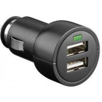 Techly USB cargador de coche de 12V 2xUSB 3100 mAh