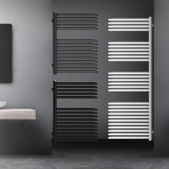 Radiador Toallero Moderno Antracita 500x800 mm ML-Design de Acero Plano Calentador Secador de Toallas Multifuncional