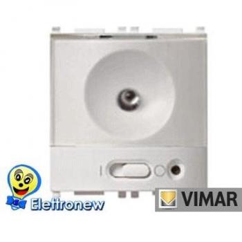 Linterna LED recargable de emergencia con toma de corriente 230V blanca Vimar 14395