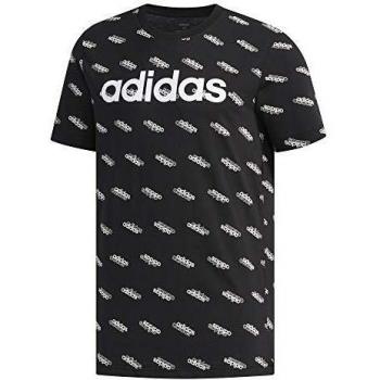 adidas M FAV tee Camiseta de Manga Corta, Hombre, Black/White, XS