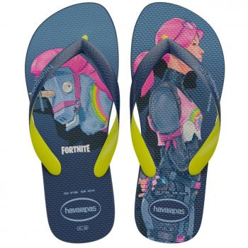 Chanclas Top Fortnite Azul Indigo
