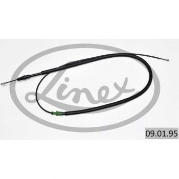Cable de freno de estacionamiento LINEX 09.01.95, tipo: cable de accionamiento, características: compatible con sistemas de freno de servicio, diseño específico para vehículos, alta resistencia y durabilidad, fácil instalación