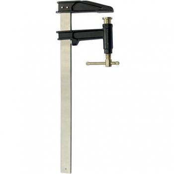 Bessey PZF80S12 - Tornillo de apriete con émbolo y pasador metálico en cruz, modelo PZF 800/120