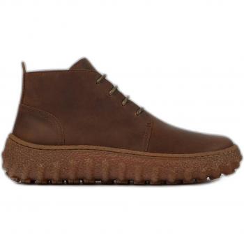 Camper Ground Men's Brown Suede Ankle Boots