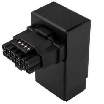 Adaptador Kolink Core Pro 12V-2x6 90 grados - Tipo 1, Negro