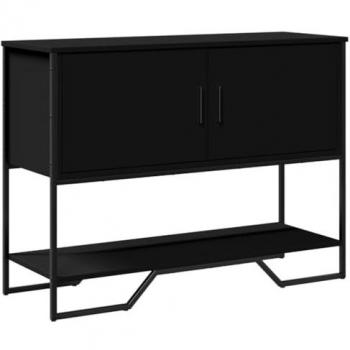 Mesa Consola de Madera de Ingeniería Negra 100x35x74,5 cm - Consola, Mesa de Recibidor, Mesa de Pasillo, Mesa de Sofá, Mesa de Entrada