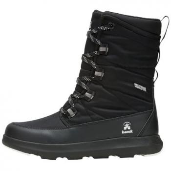 Kamik Lea Mid Women's Snow Boots - Black, Waterproof Insulation