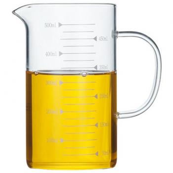tosnail Vaso Medidor de cristal, 1 L