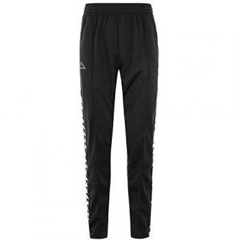 Kappa Astoria Slim Popper Pantalones Deportivos, Negro, Large para Hombre