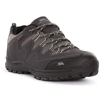 Trespass Finley Low Cut Waterproof Hiking Shoes for Men - Grey, Size 7 UK