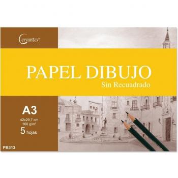 Cervantes PB313 - Papel de dibujo A3