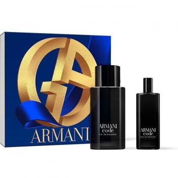 Armani Code Men's Eau De Toilette Gift Set 75ml + 15ml Travel Spray
