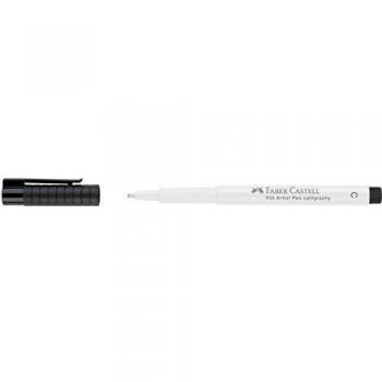 Faber-Castell FC167501 Calligraphy Pen, White, 1 Count