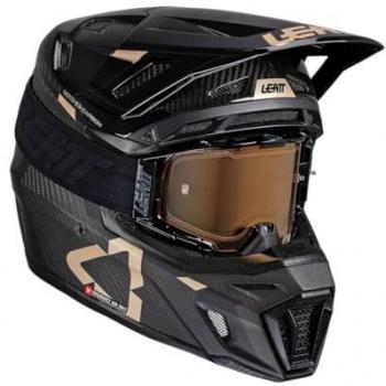 Casco de Motocross Leatt 9.5 Carbono con Gafas Incluidas - Talla S