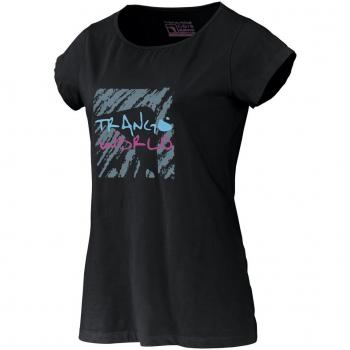 TRANGO California - Camiseta para Mujer, Color Negro, Talla XL