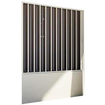 Mampara de bañera de PVC 150 cm mod. Delfi Lateral 170 cm con apertura lateral