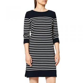 Armor Lux Women's Île-Tudy Multicolour Dress, X-Large (Rich Navy/Nature)