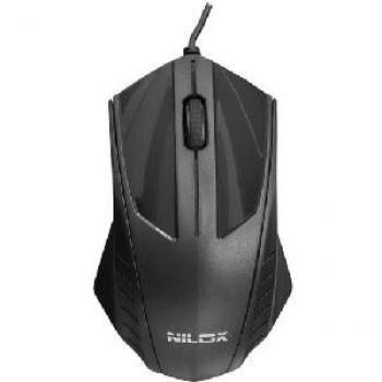 Nilox MT30 - Ratón (USB, Negro, Cable, Windows 2000, Windows 2000 Professional, Windows 7 Enterprise, Windows 7 Enterprise x64, Windows 7 H, Ambidextro, Oficina)