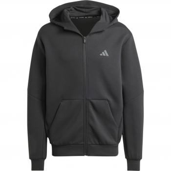 Adidas D4T Full Zip Hooded Training Jacket for Men - Black - XL