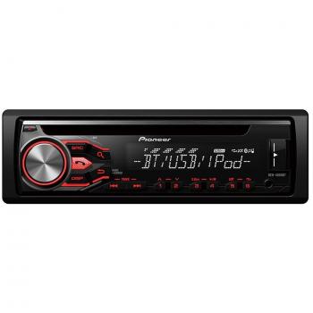 Pioneer DEH-4800BT - Radio de coche, blanco y rojo